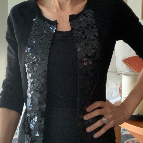 NWOT Ann Taylor sequin sweater.  XS - Picture 11 of 15